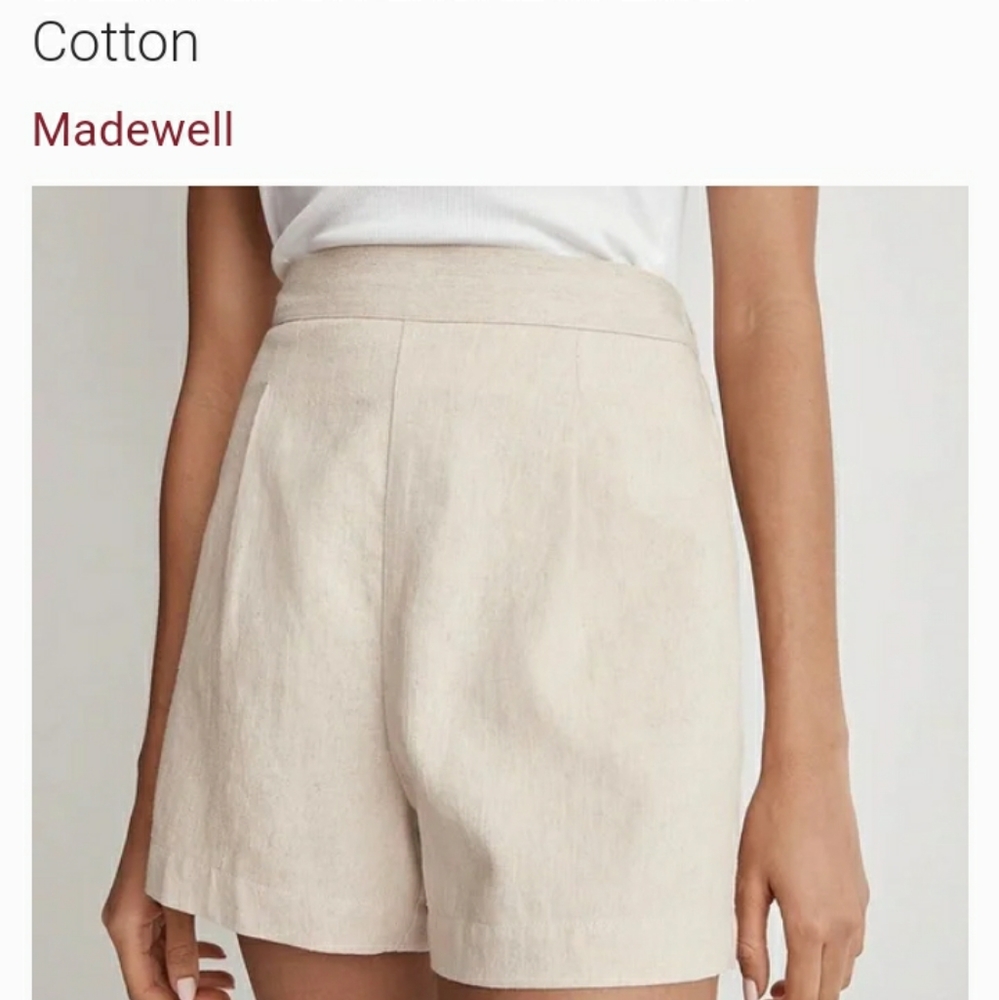 *ISO* madewell clean pull on shorts xxs